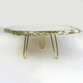 White Agate Cake Stand/Centrepiece/Display Stand/Tray
