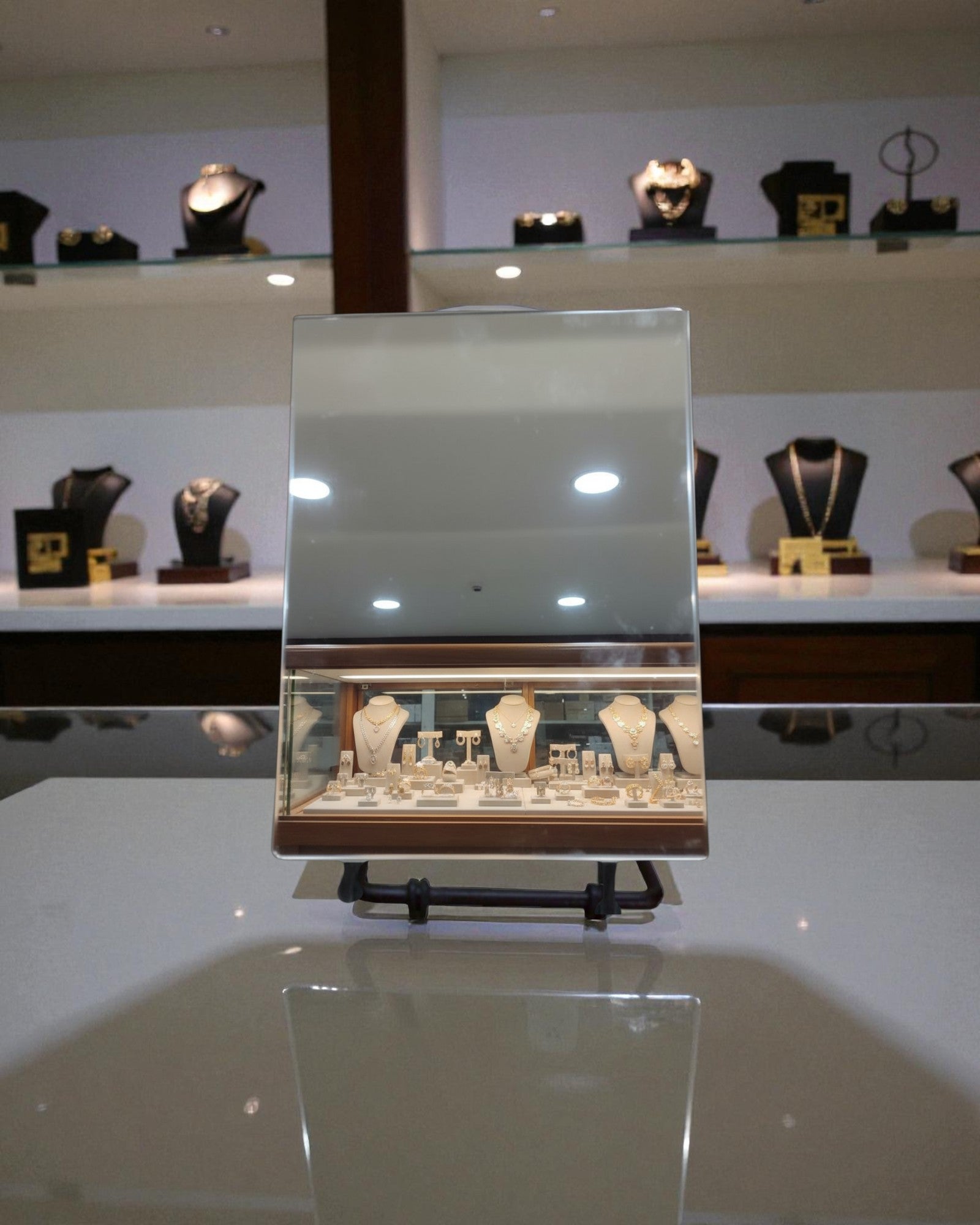 Rectangle Shaped Counter Top Mirror