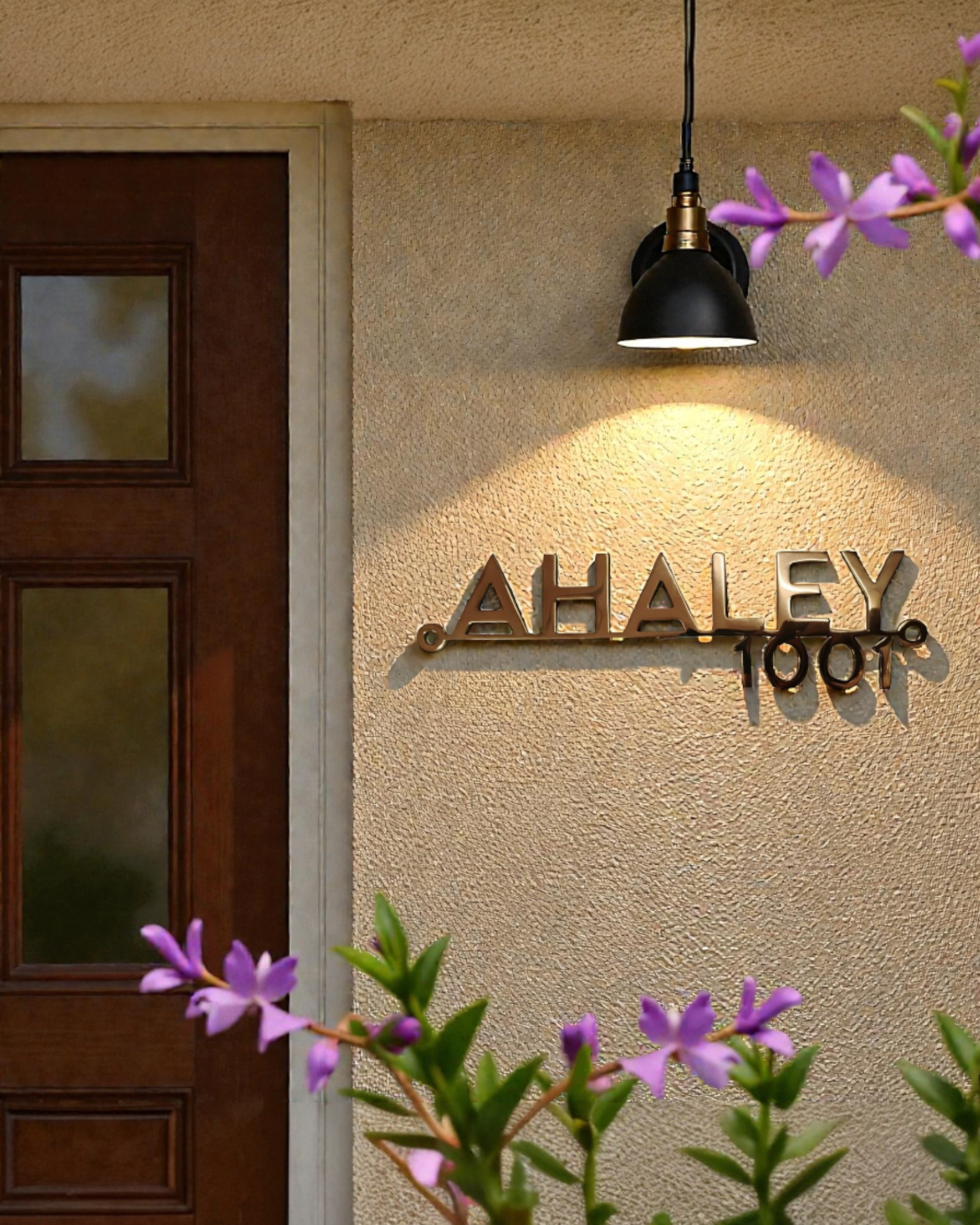 Ahaley - Rose Gold Metal Laser Cut