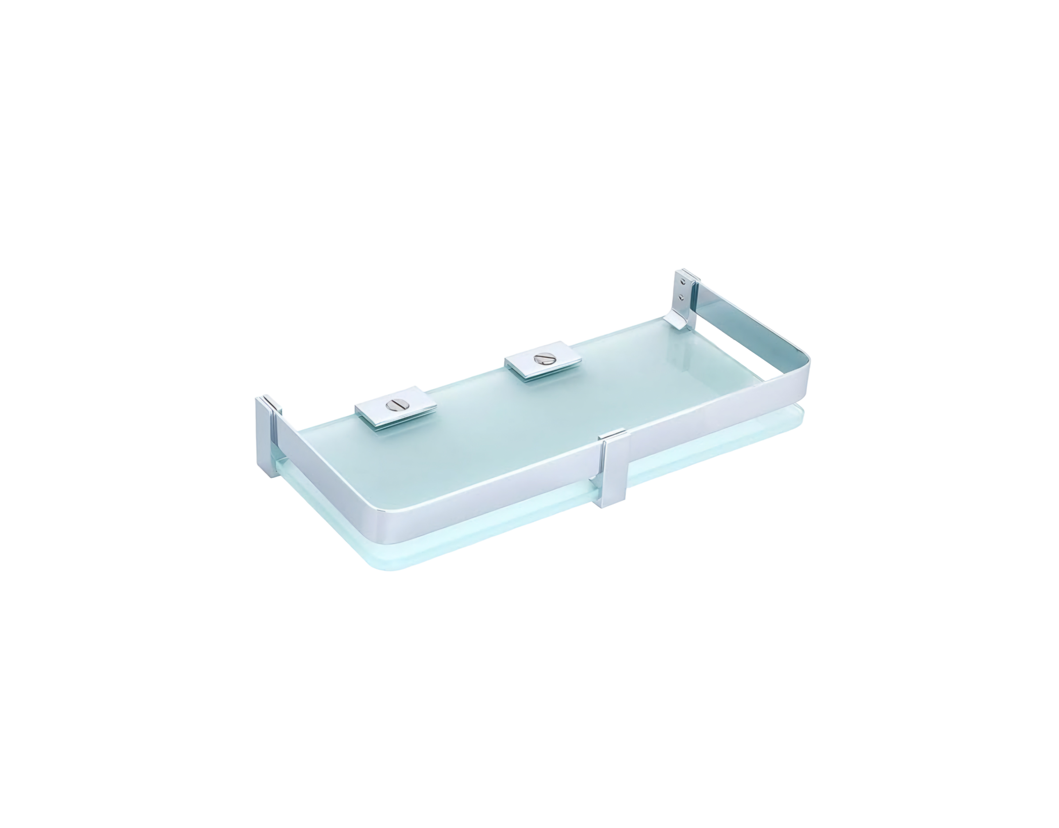 Straight Shelf - Brass Border