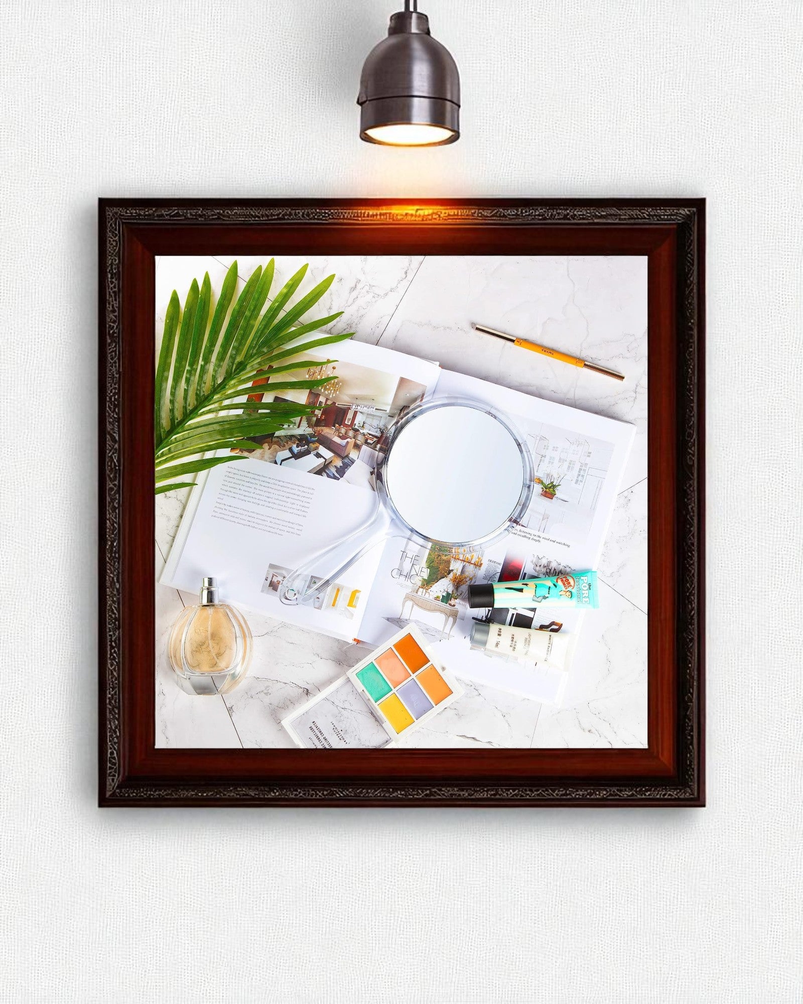 Hand Mirror - Clear Plastic