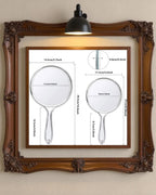 Hand Mirror - Clear Plastic