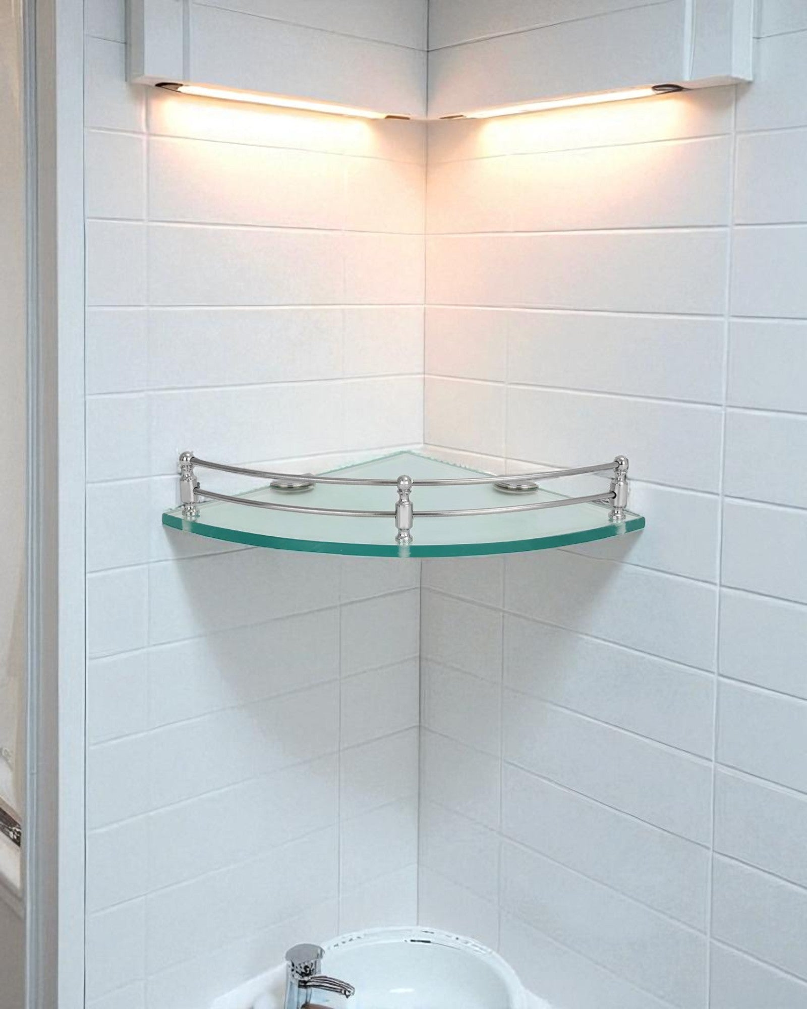 Corner Shelf - Glass