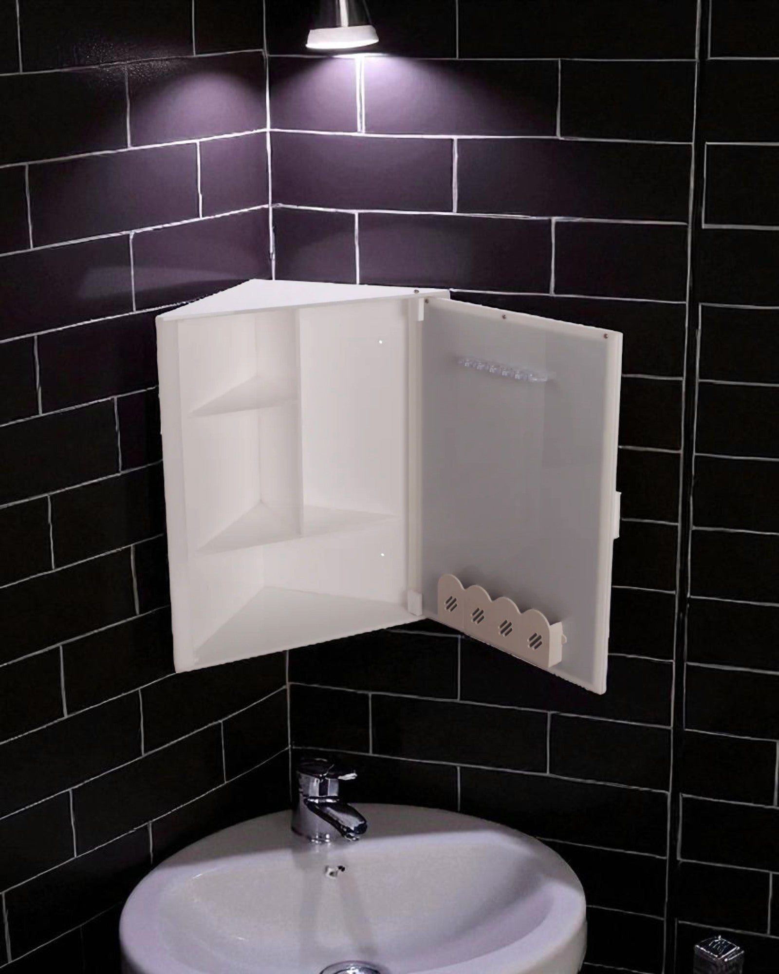 Corner Acrylic Cabinet