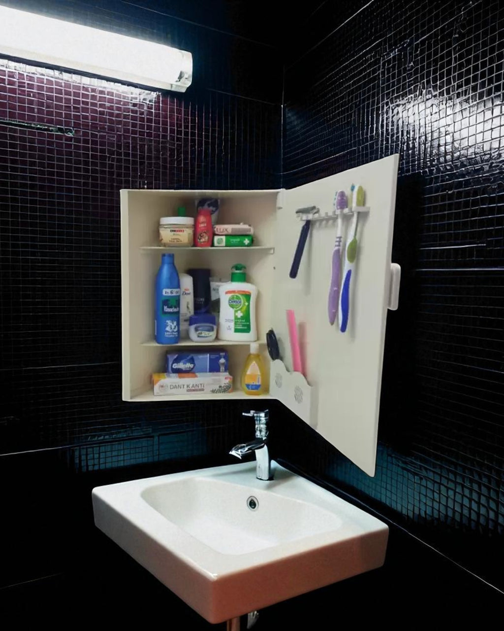 Corner Acrylic Cabinet