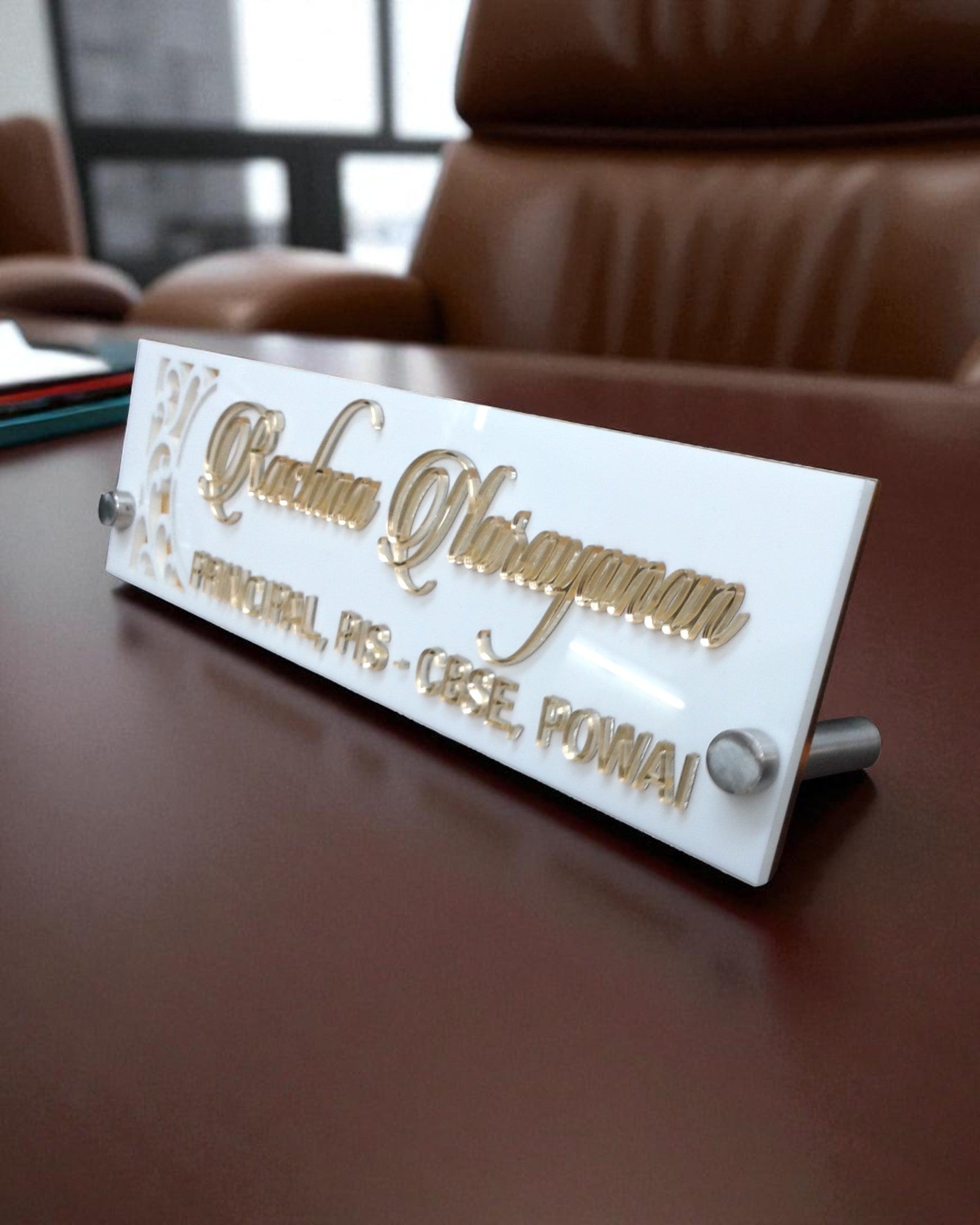 Desk Plate