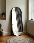 Dressing Mirror 4 - Capsule Shape Metal Framed