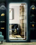 Dressing Mirror 7 - Frosted Line with Dual LED Light