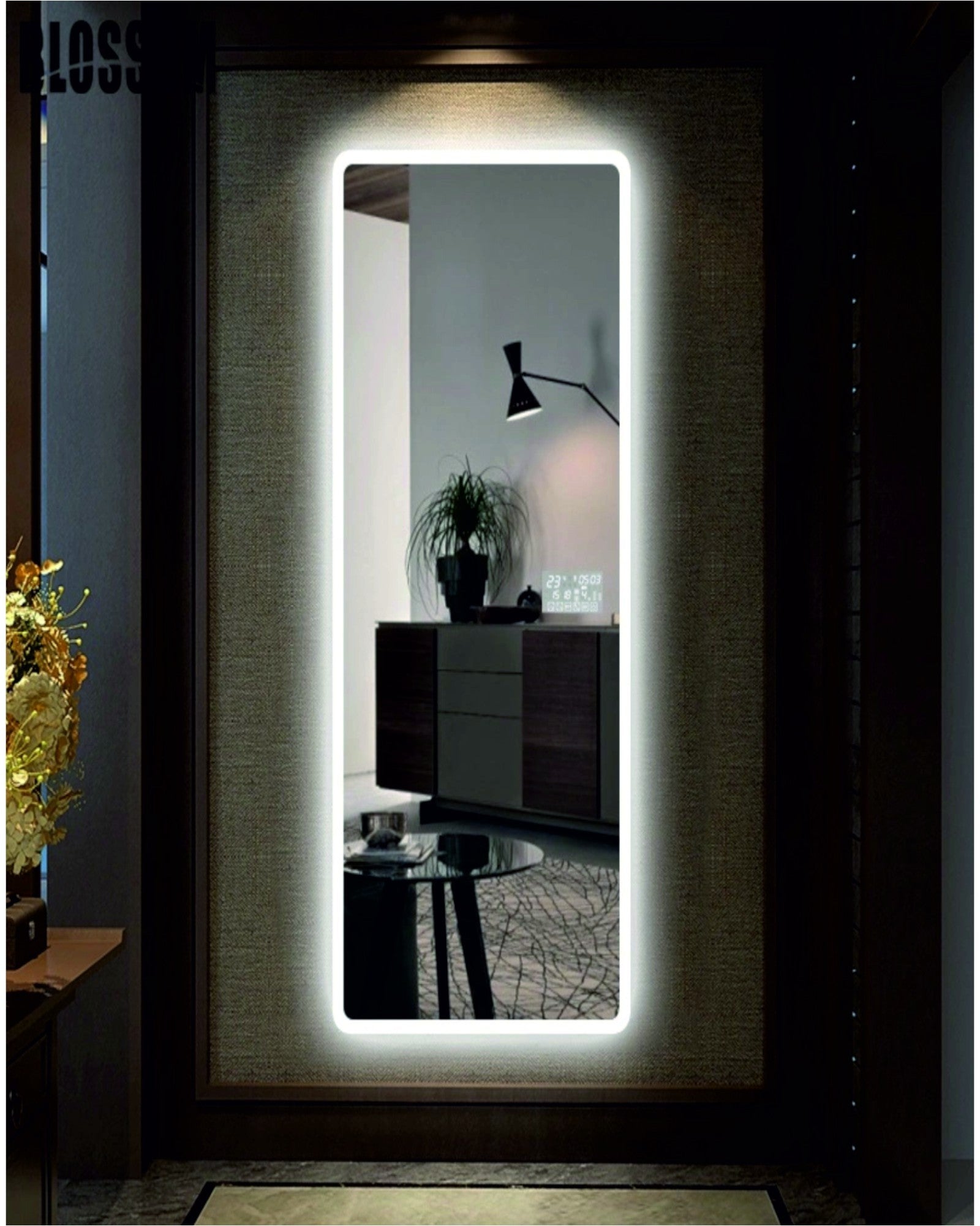 Dressing Mirror 9 - Edge Frosted with LED Light