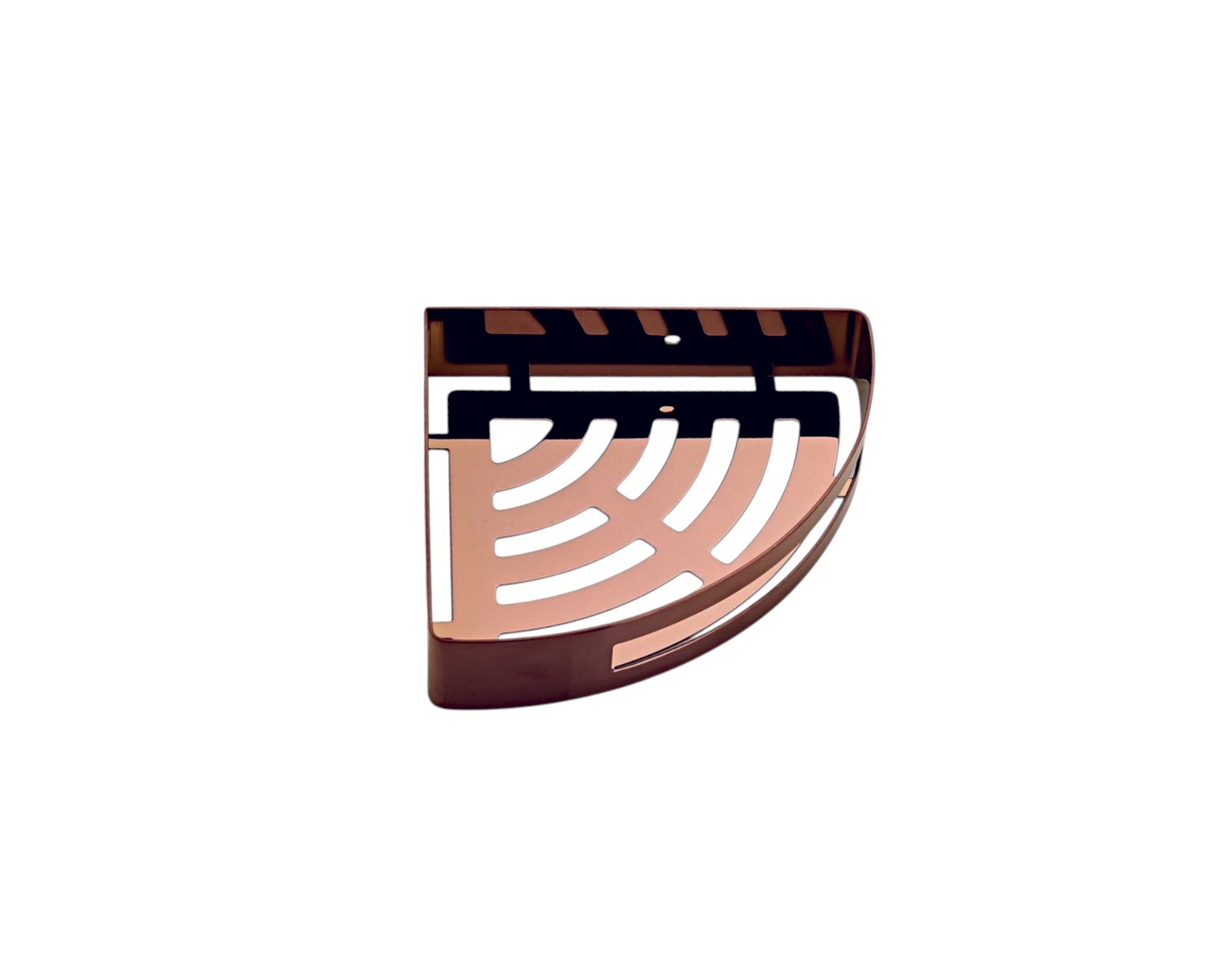 Corner Shelf - Metal with Border