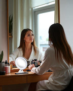 Magnifying Shaving Mirror - Vacuum Mounting