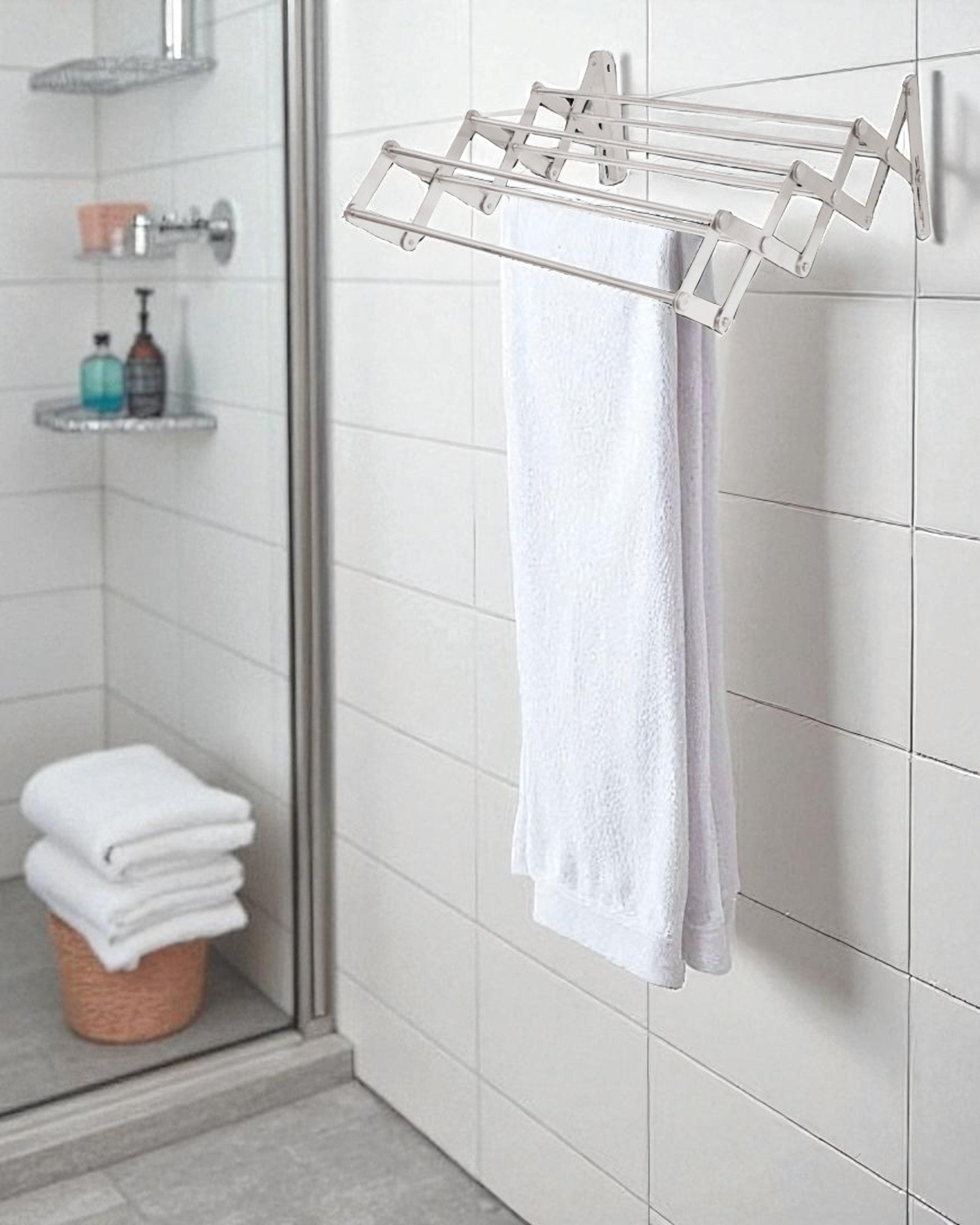 Retractable Metal Clothes Dryer / Rack