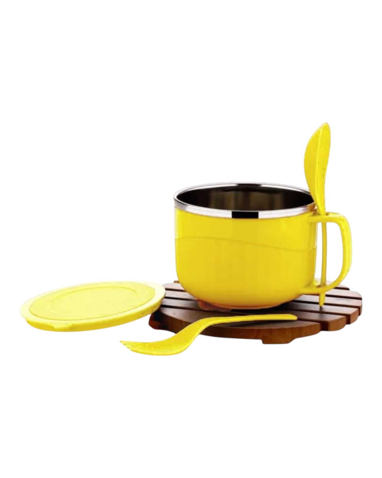 Stainless Steel Airtight Soup And Noodles Bowl With Lid.