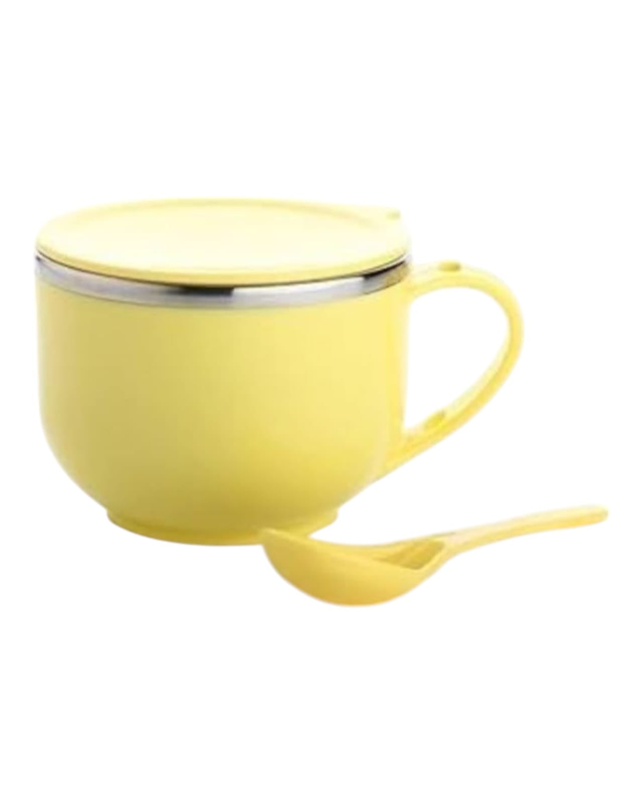 Stainless Steel Airtight Soup And Noodles Bowl With Lid.