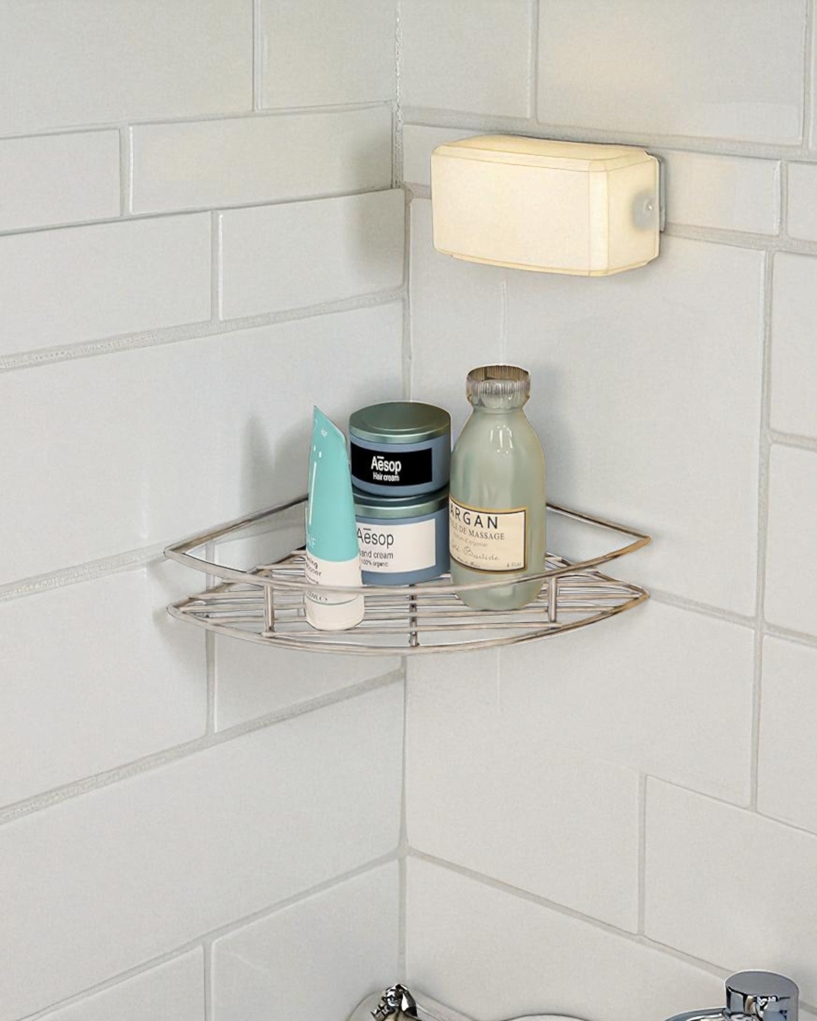 Corner Shelf - Metal Grill