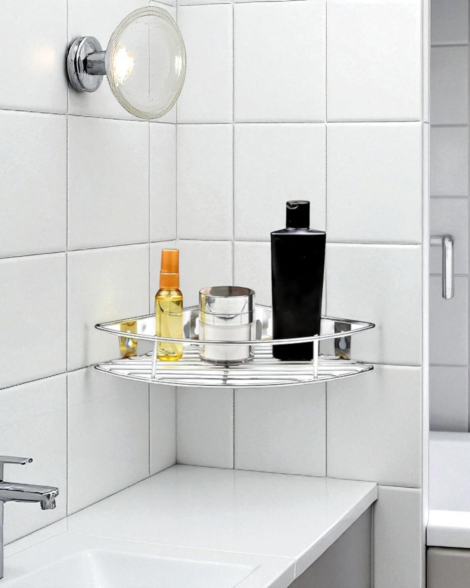 Corner Shelf - Metal Grill