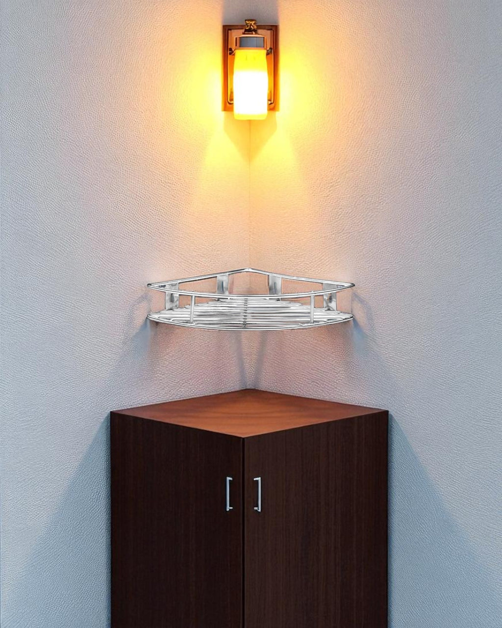 Corner Shelf - Metal Grill