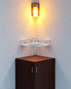 Corner Shelf - Metal Grill
