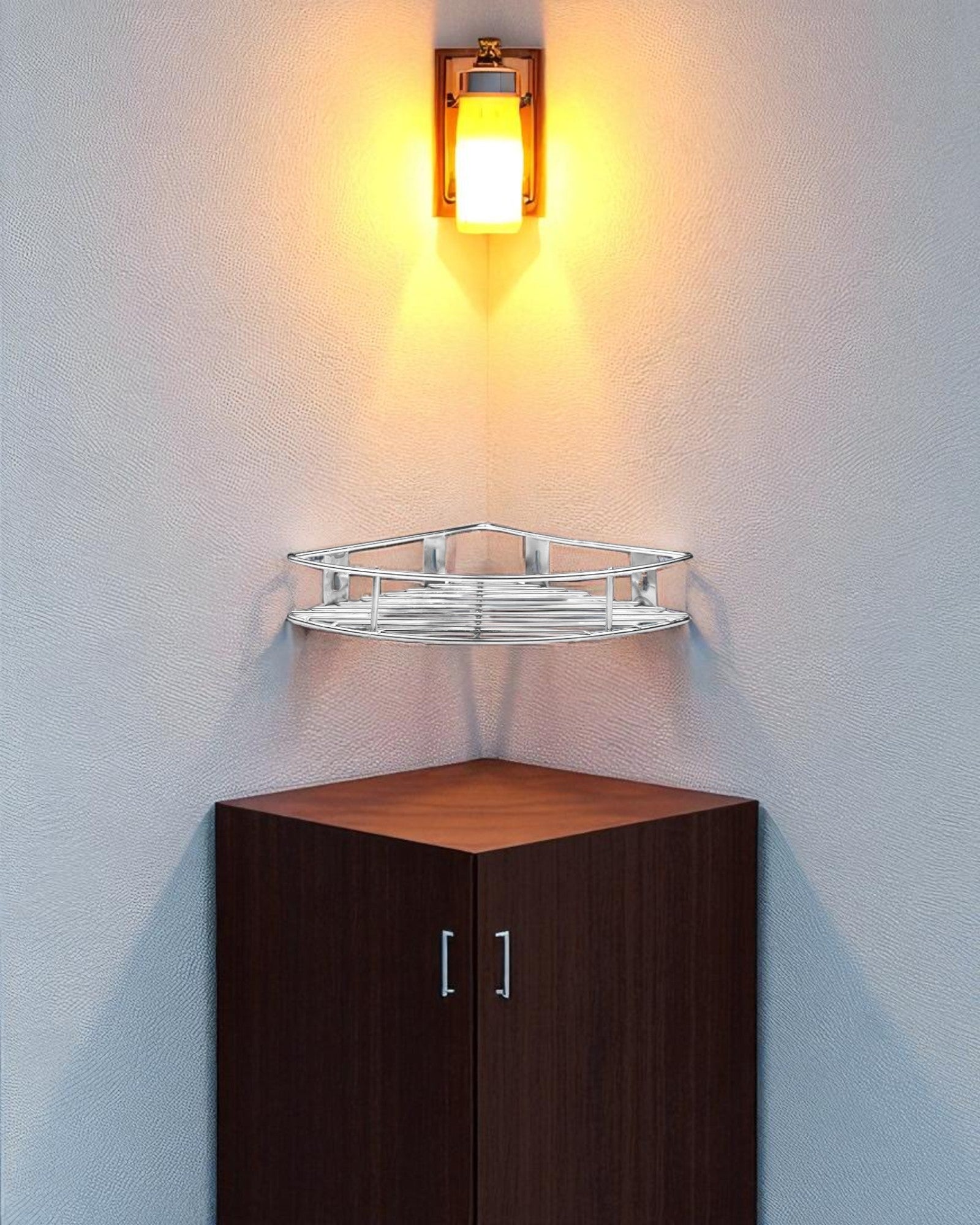 Corner Shelf - Metal Grill