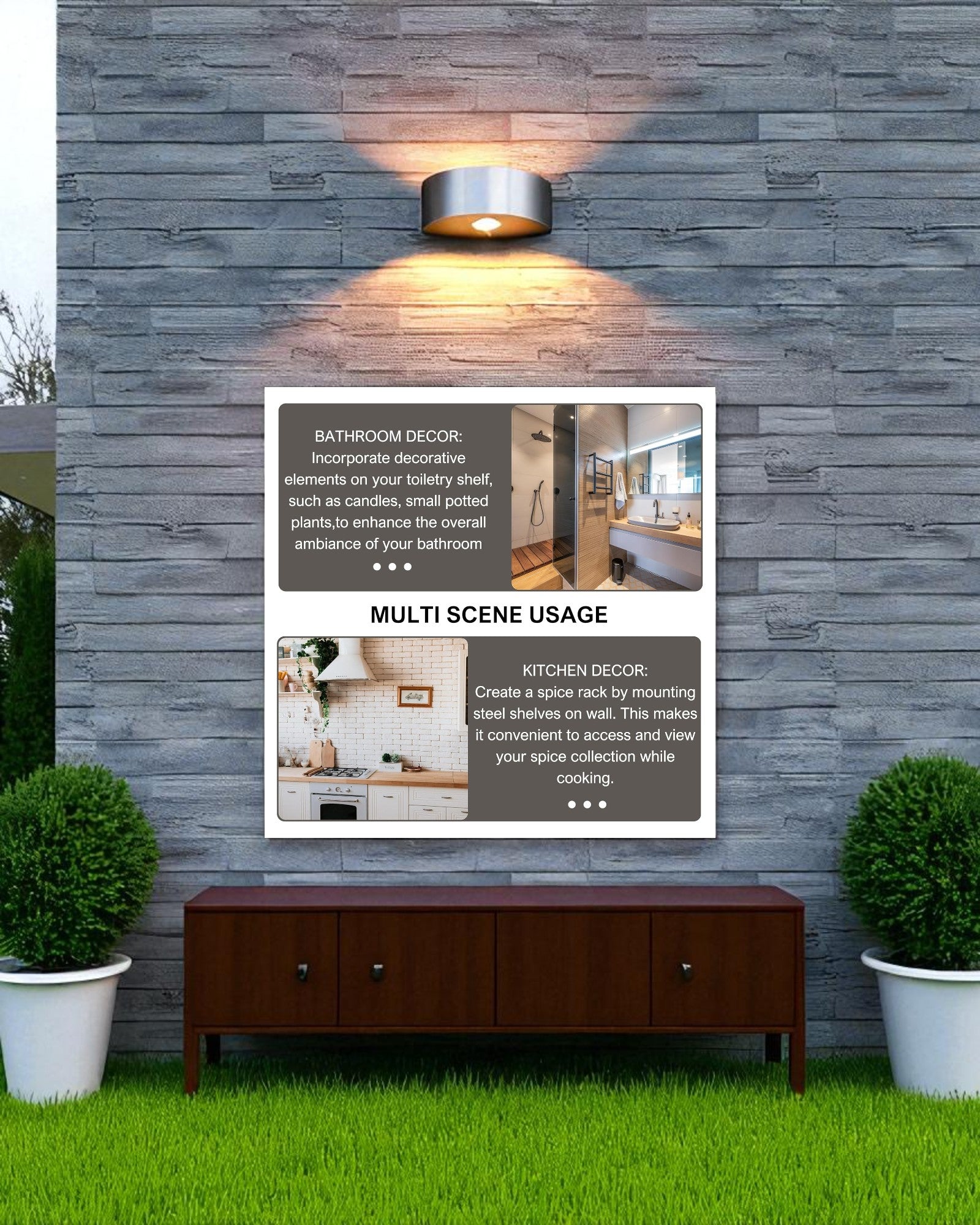 Straight Shelf - Metal Grill