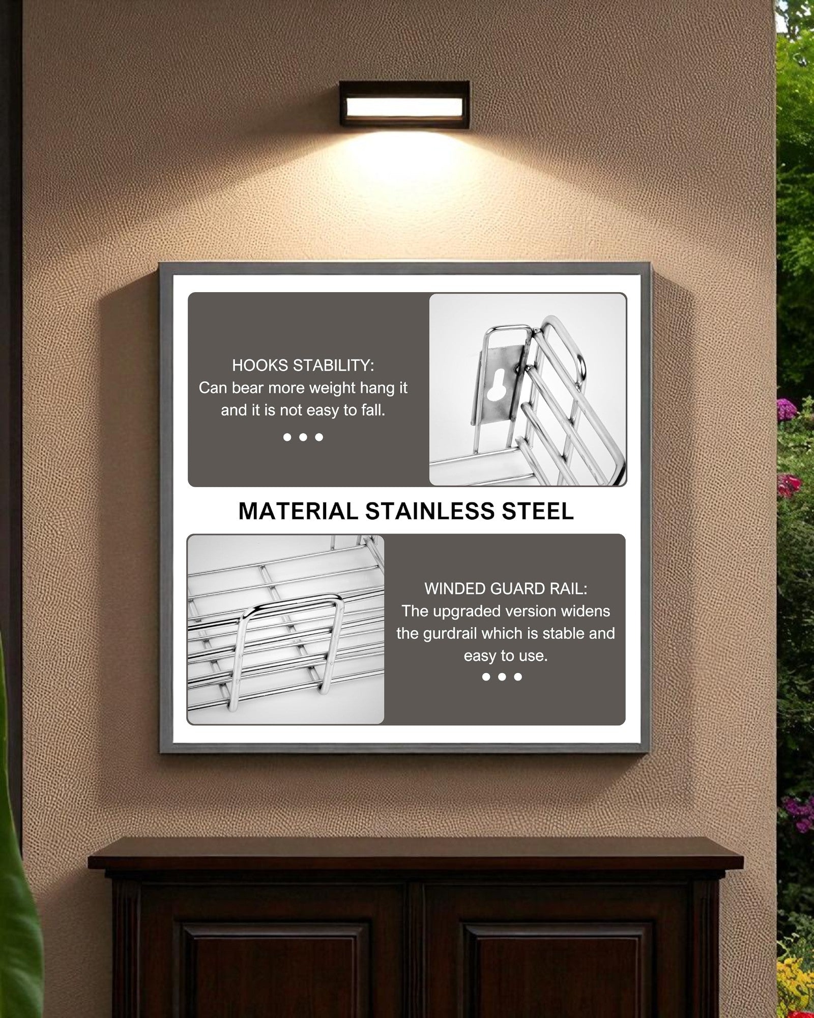 Straight Shelf - Metal Grill