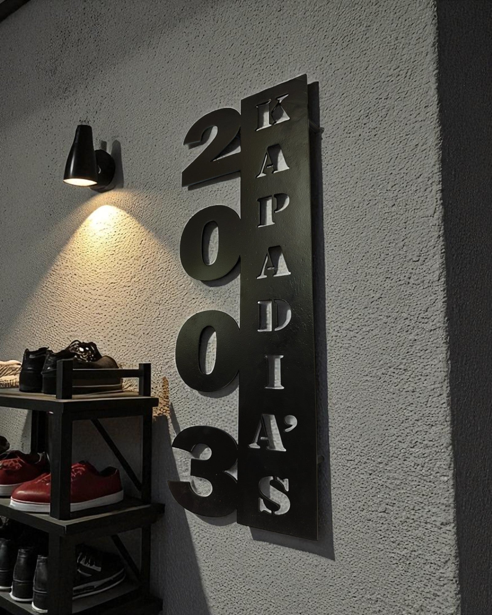 Kapadia - Black Metal Laser Cut