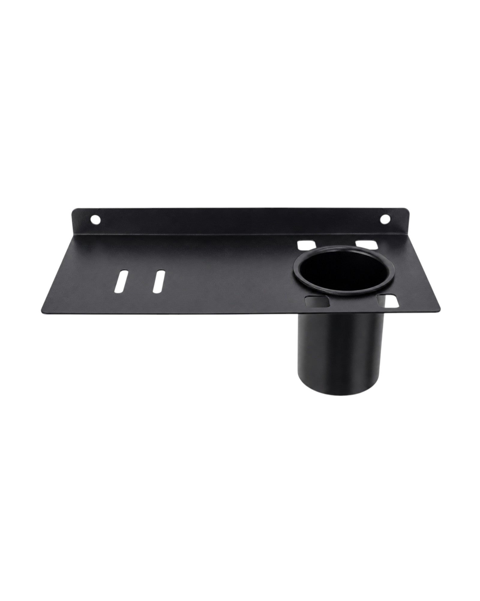 Matte Black Wall Mounted Soap Dish with Toothbrush Holder
