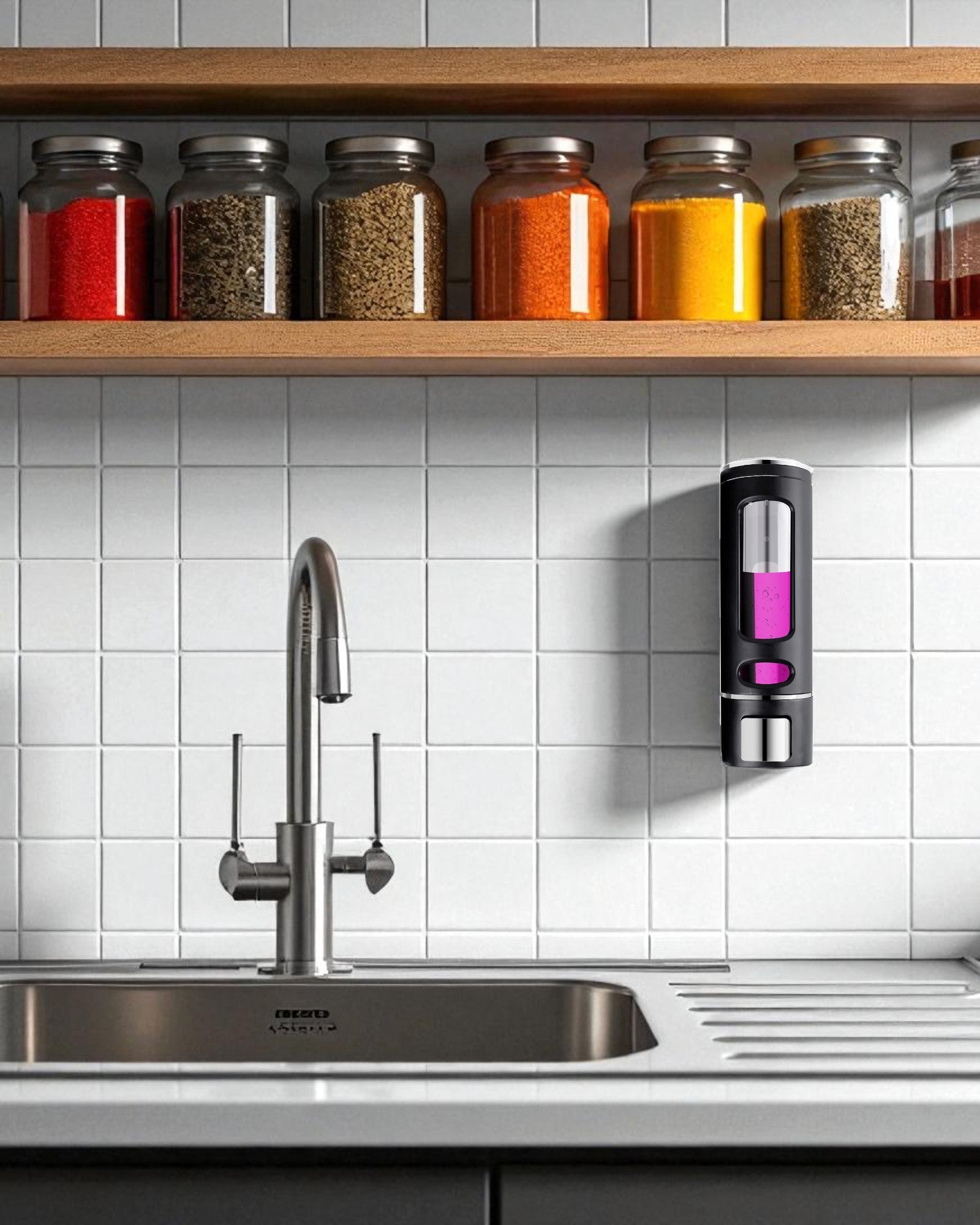 Liquid Soap / Shampoo / Body Wash Dispenser - Capsule