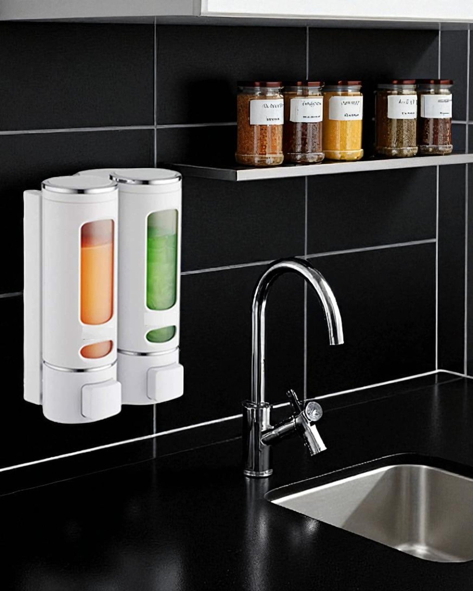 Liquid Soap / Shampoo / Body Wash Dispenser - Capsule