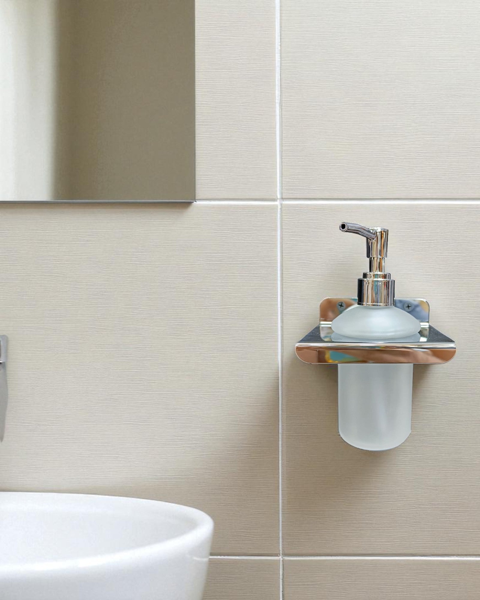 Liquid Soap / Shampoo / Body Wash Dispenser - Glass