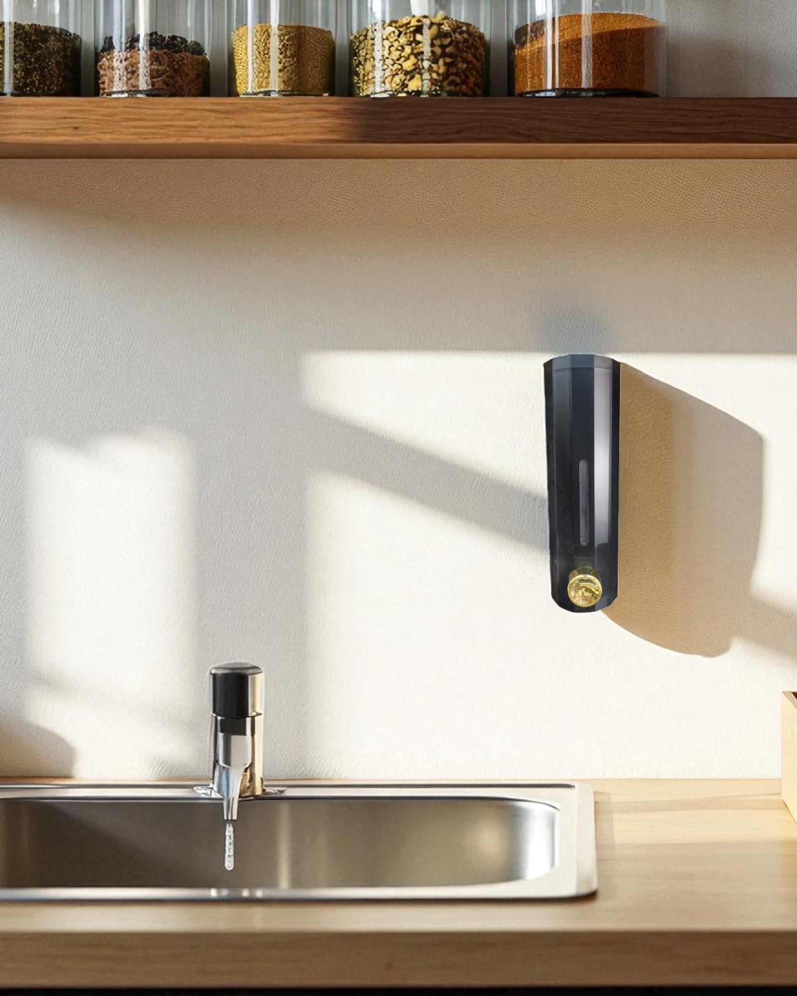 Liquid Soap / Shampoo / Body Wash Dispenser - Octagon