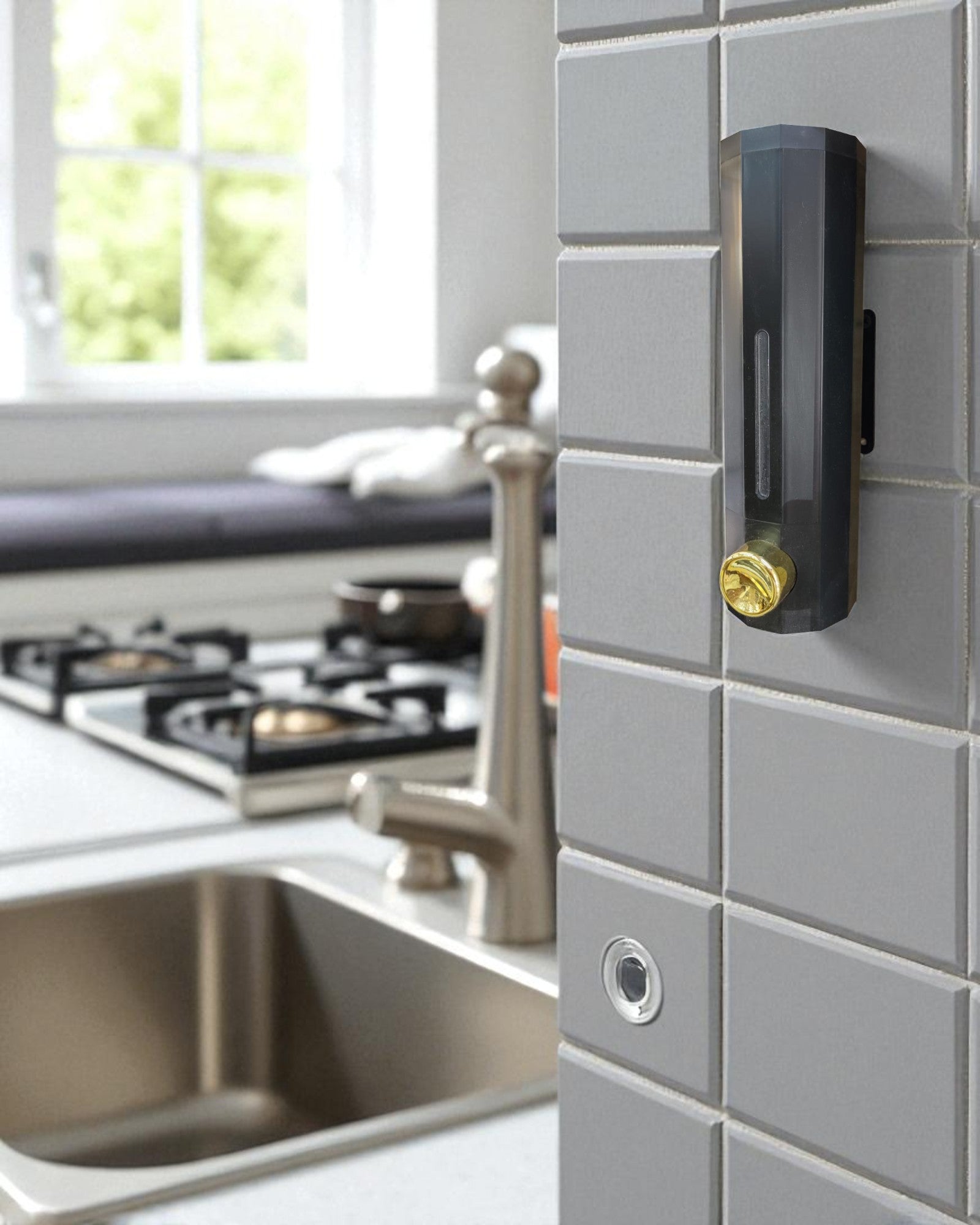 Liquid Soap / Shampoo / Body Wash Dispenser - Octagon