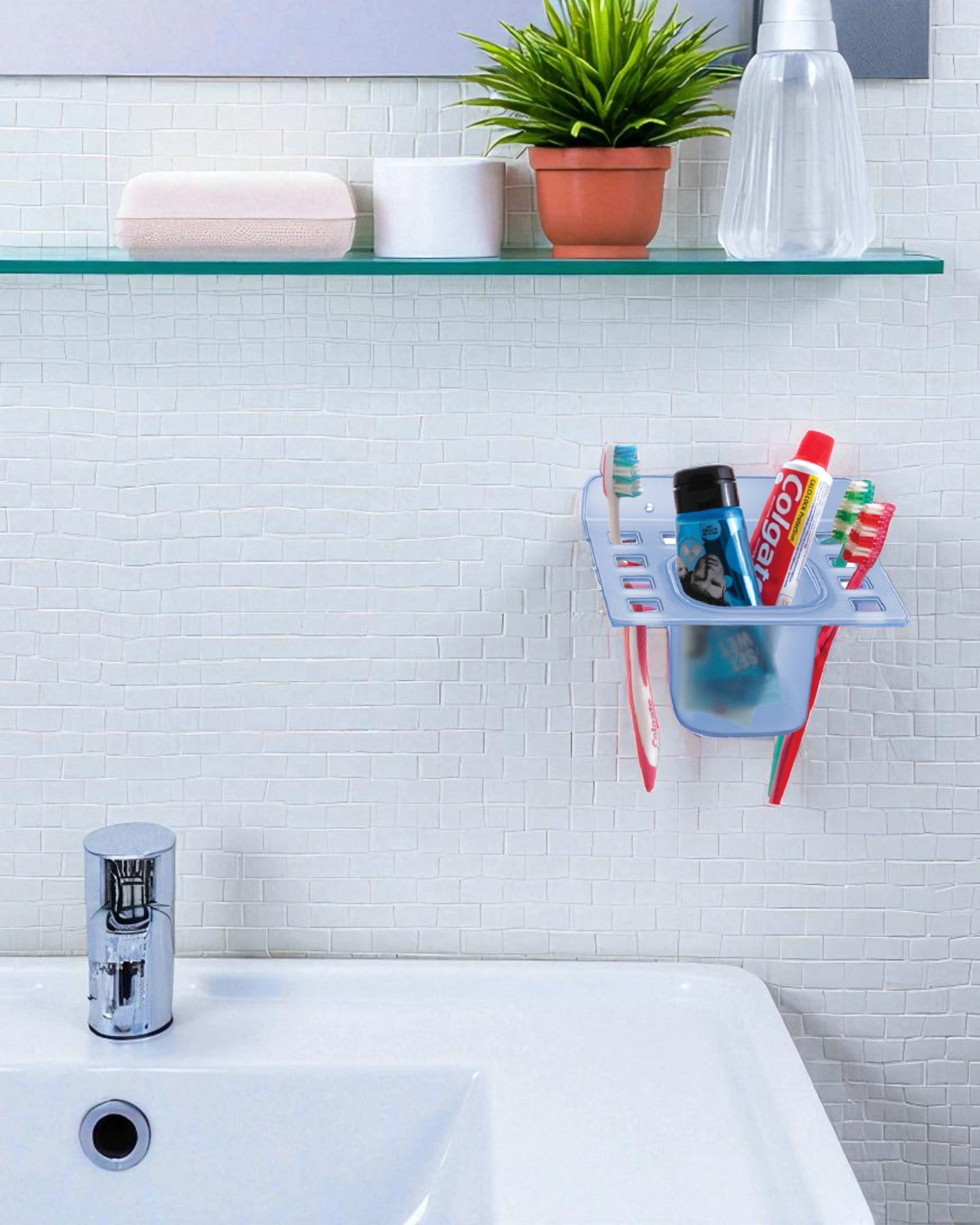 2 in 1 Toothbrush Holder