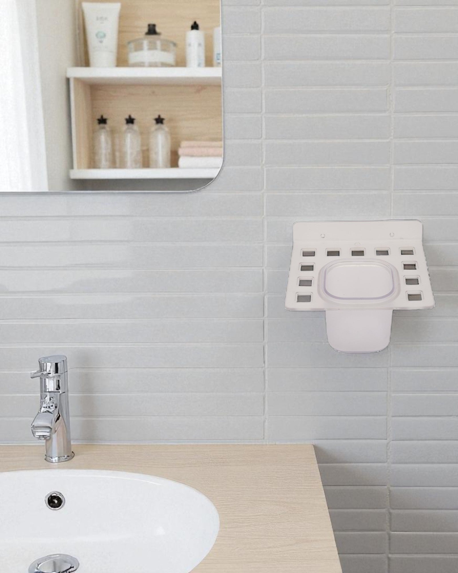 2 in 1 Toothbrush Holder