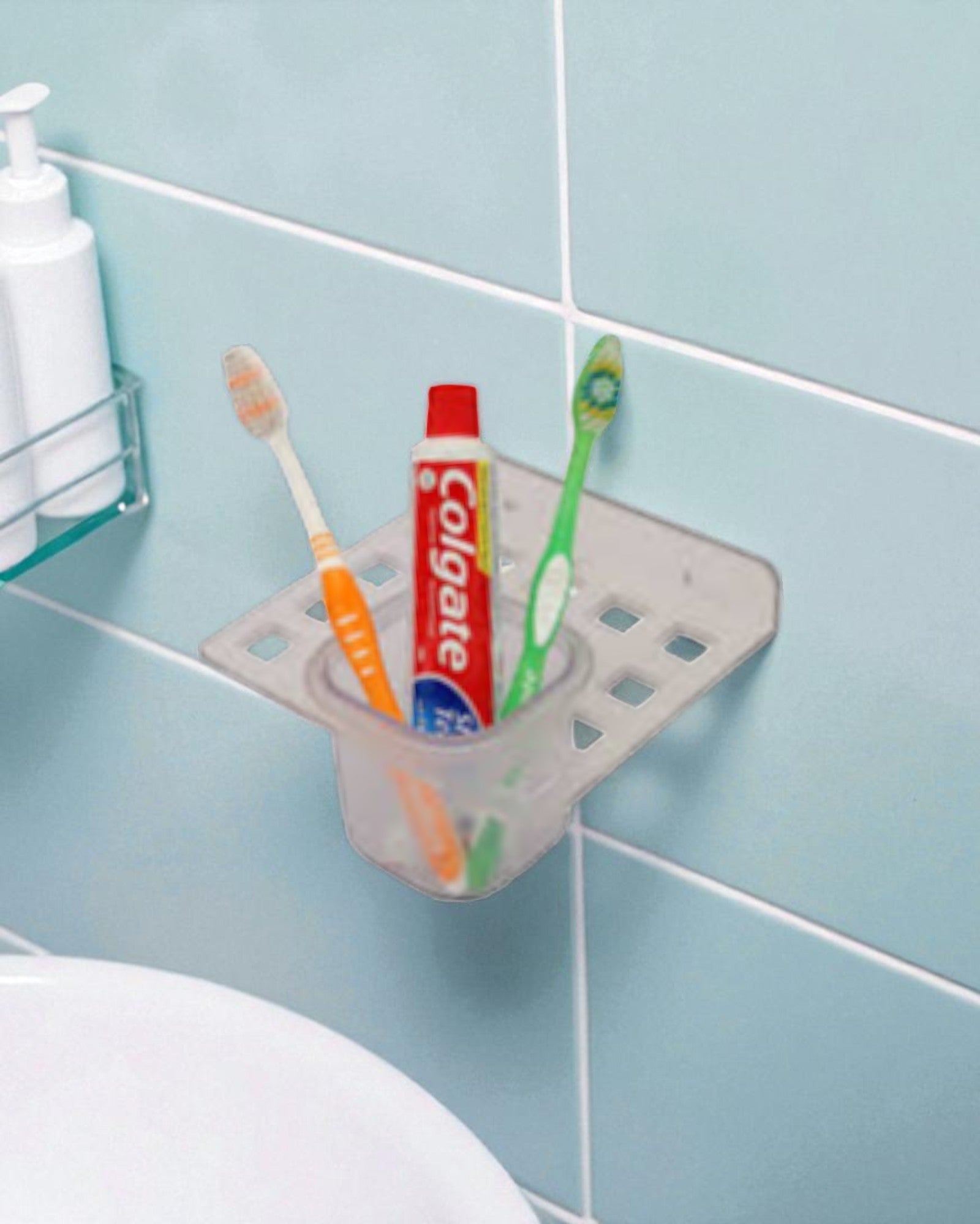 2 in 1 Toothbrush Holder