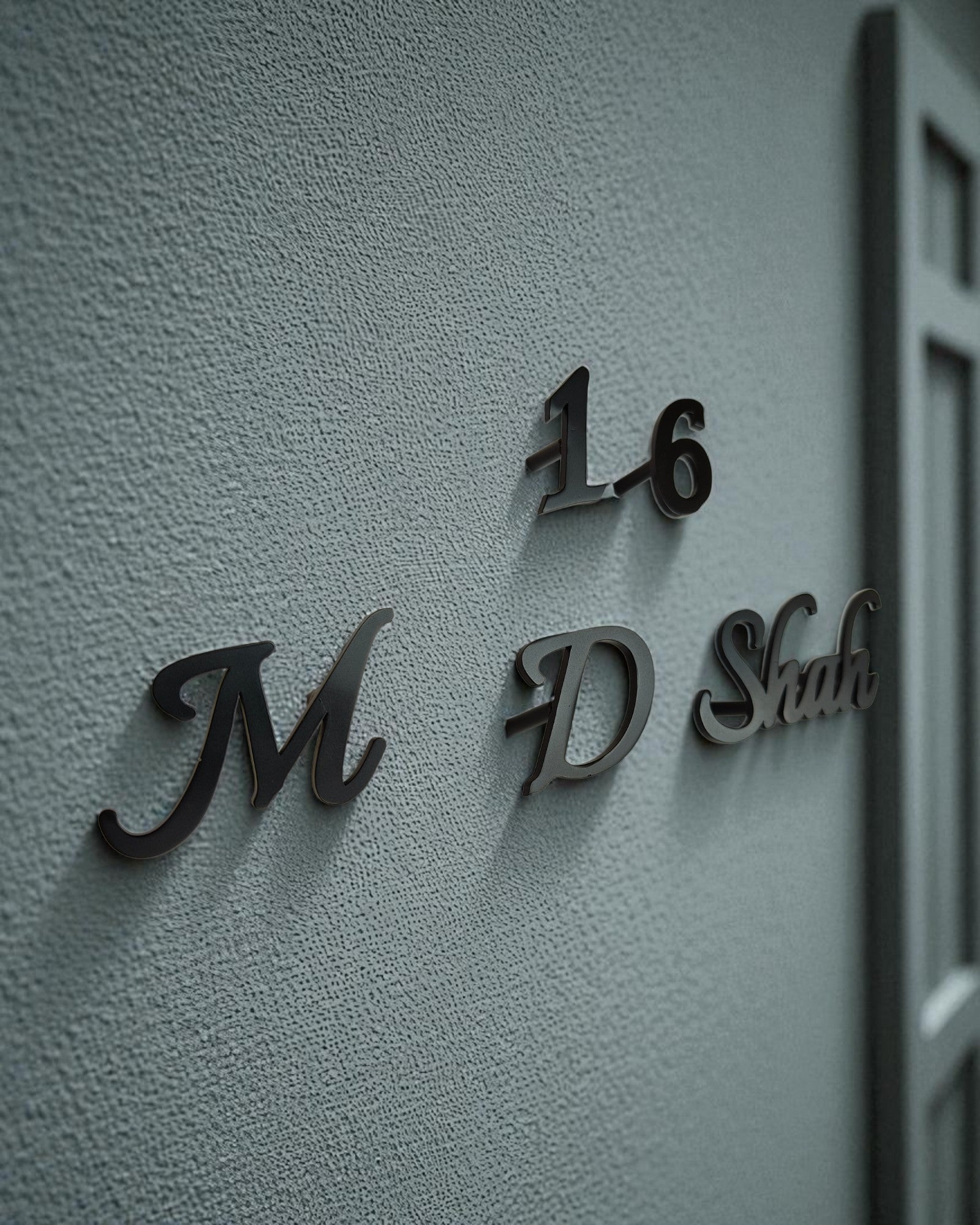 M D Shah - Black Metal Laser Cut