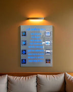 Navkar Mantra Glass Multi LED