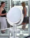 Transparent Plastic Counter Top Mirror