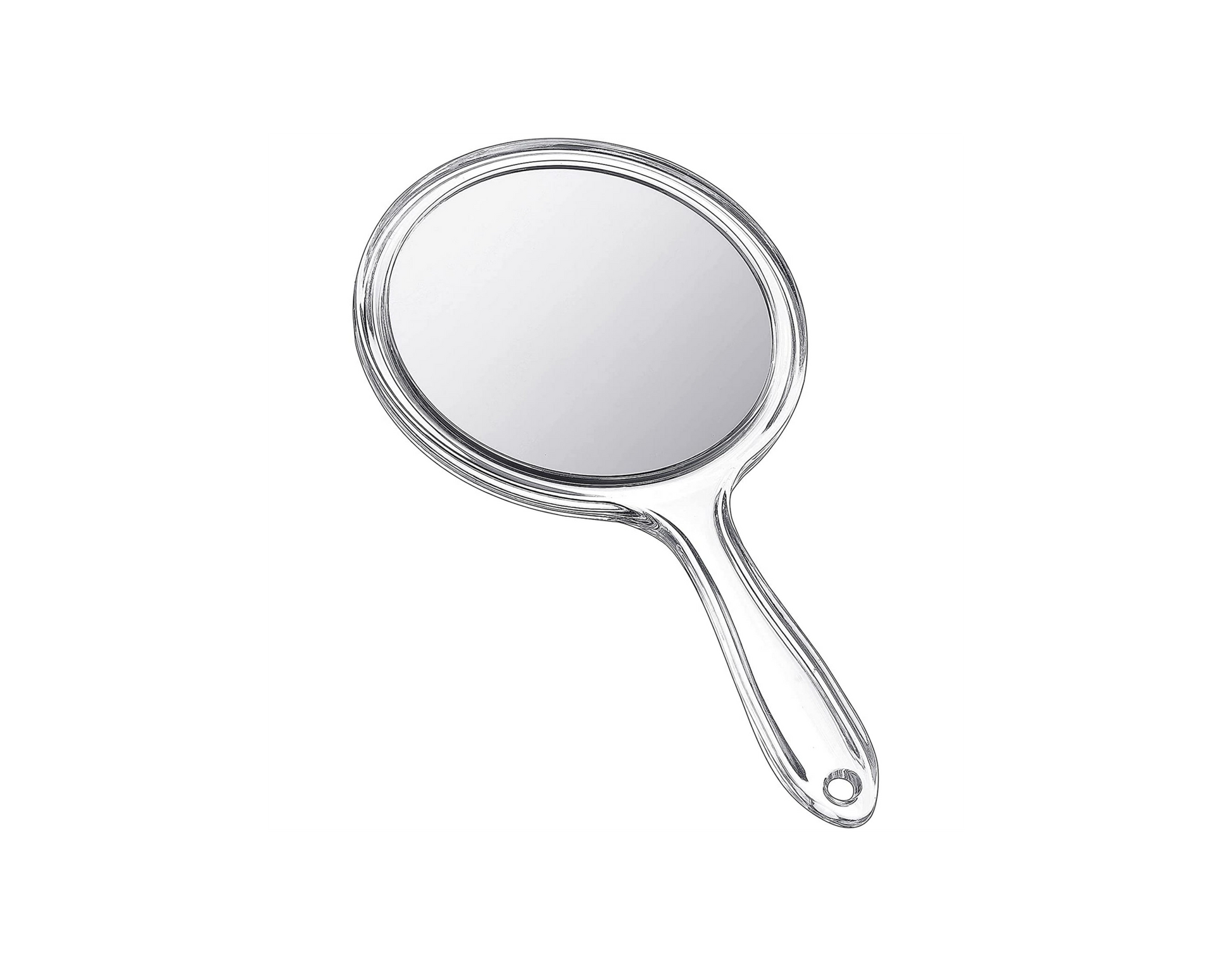 Hand Mirror - Clear Plastic