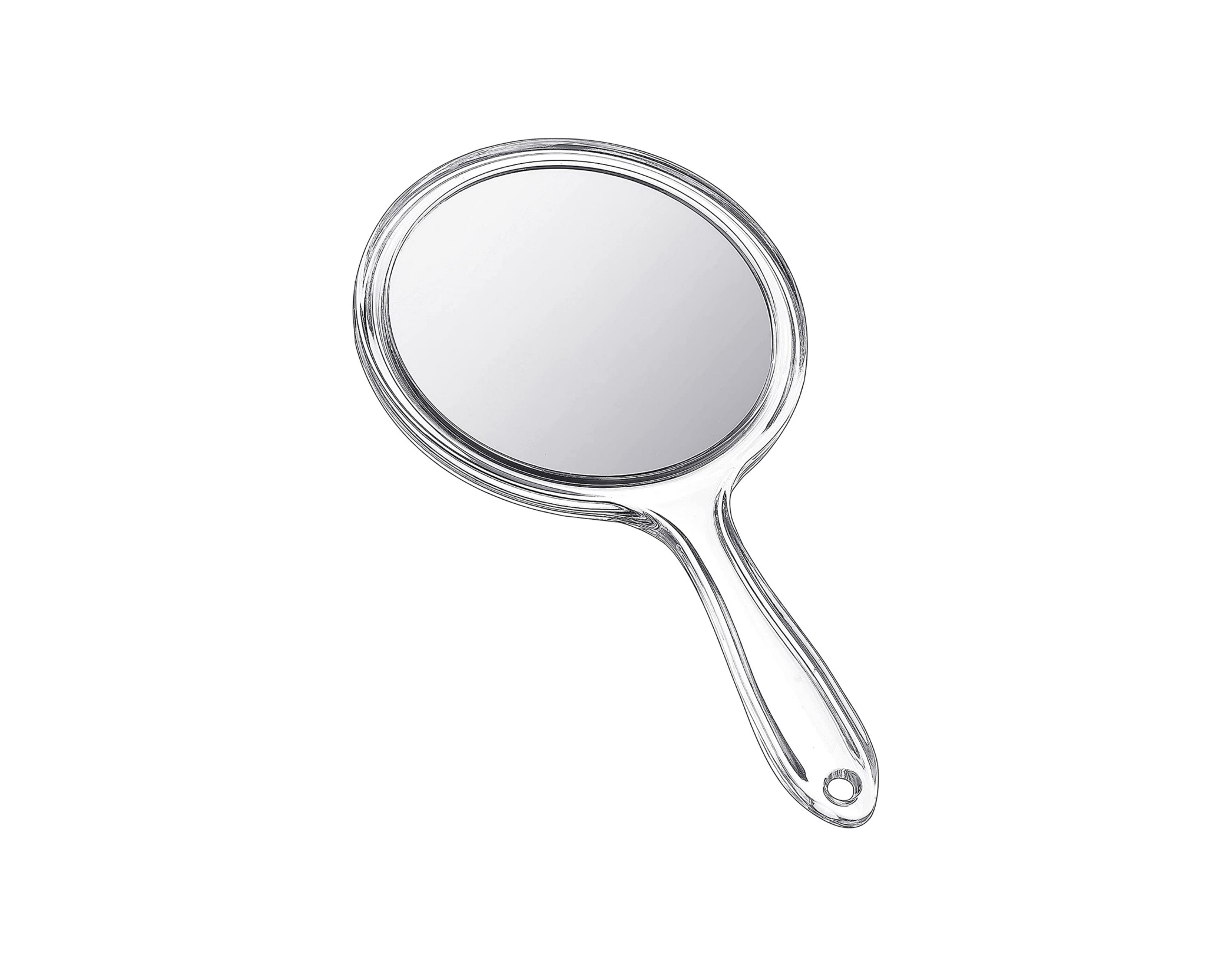 Hand Mirror - Clear Plastic