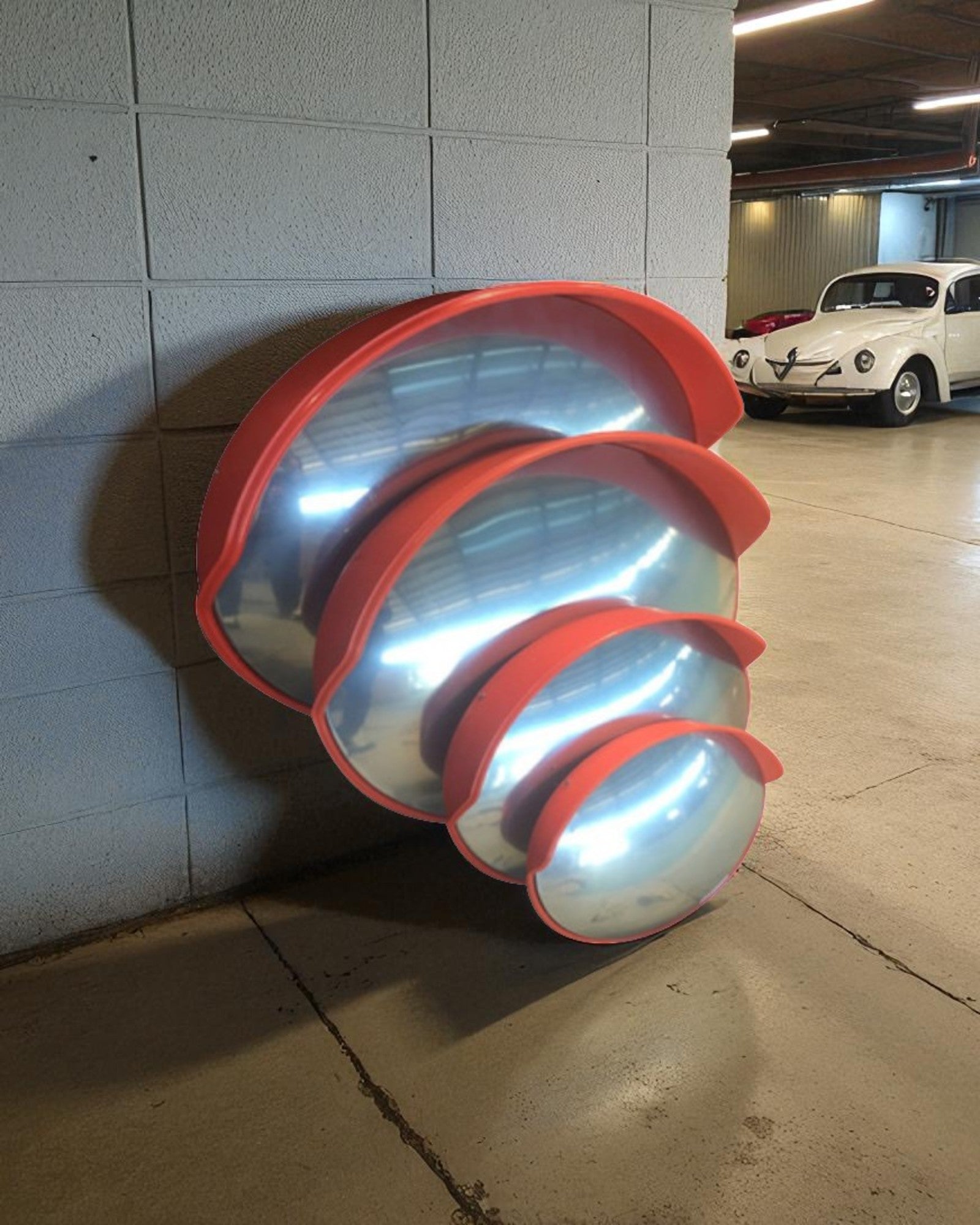 Polycarbonate Convex Parking View Mirror