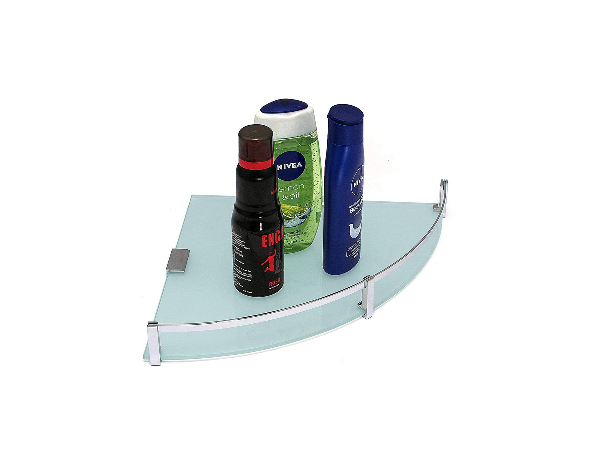 Corner Shelf - Frosted Glass