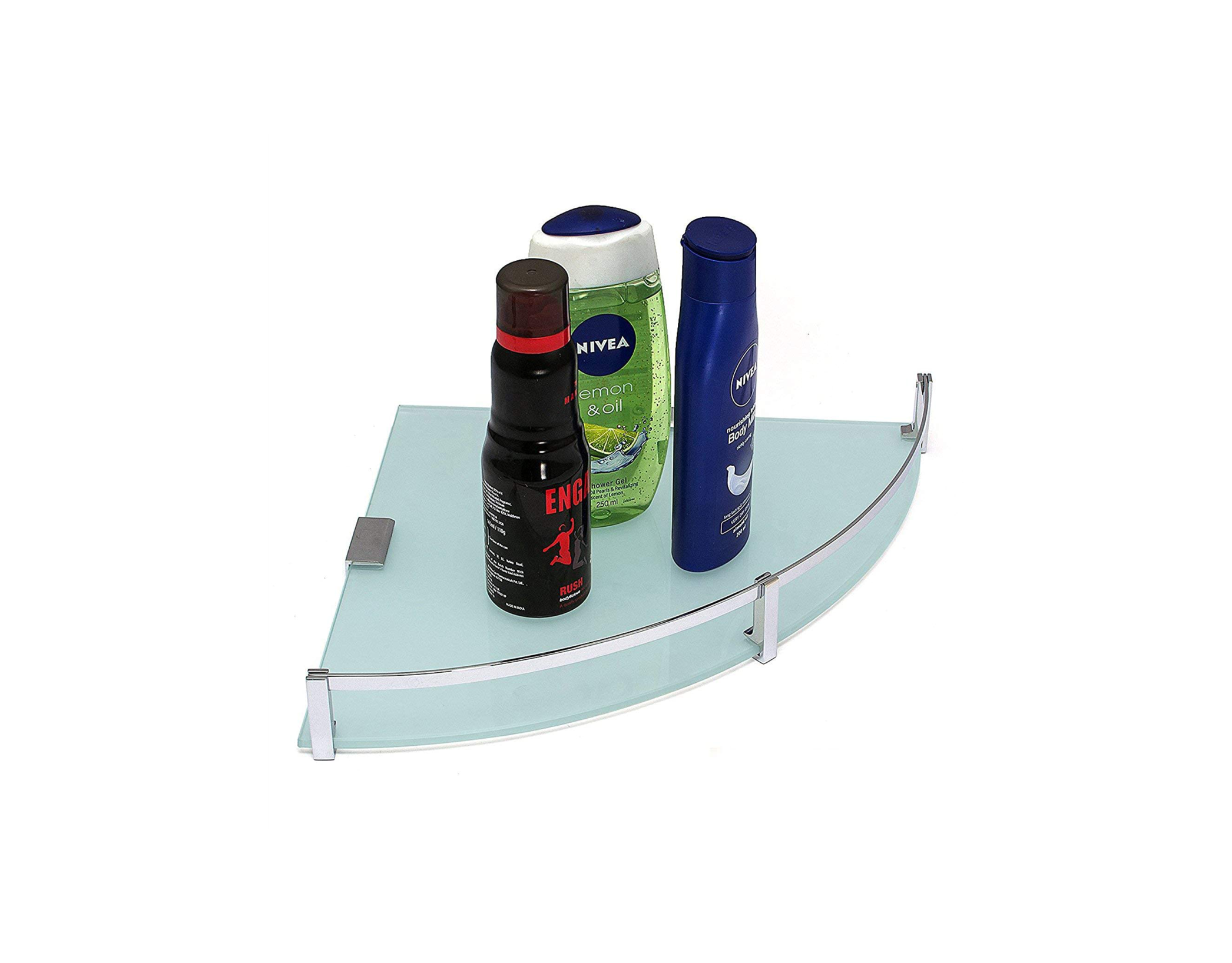 Corner Shelf - Frosted Glass