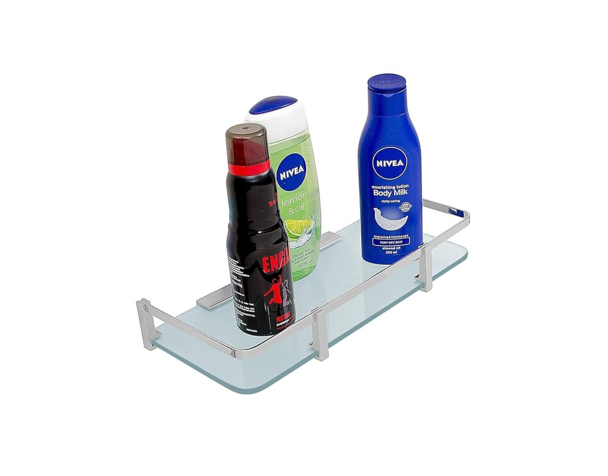 Straight Shelf - Frosted Glass