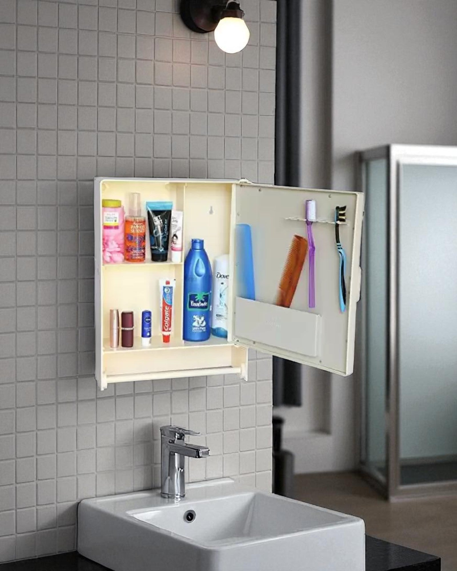 Raj Moulded Single Door with Rod