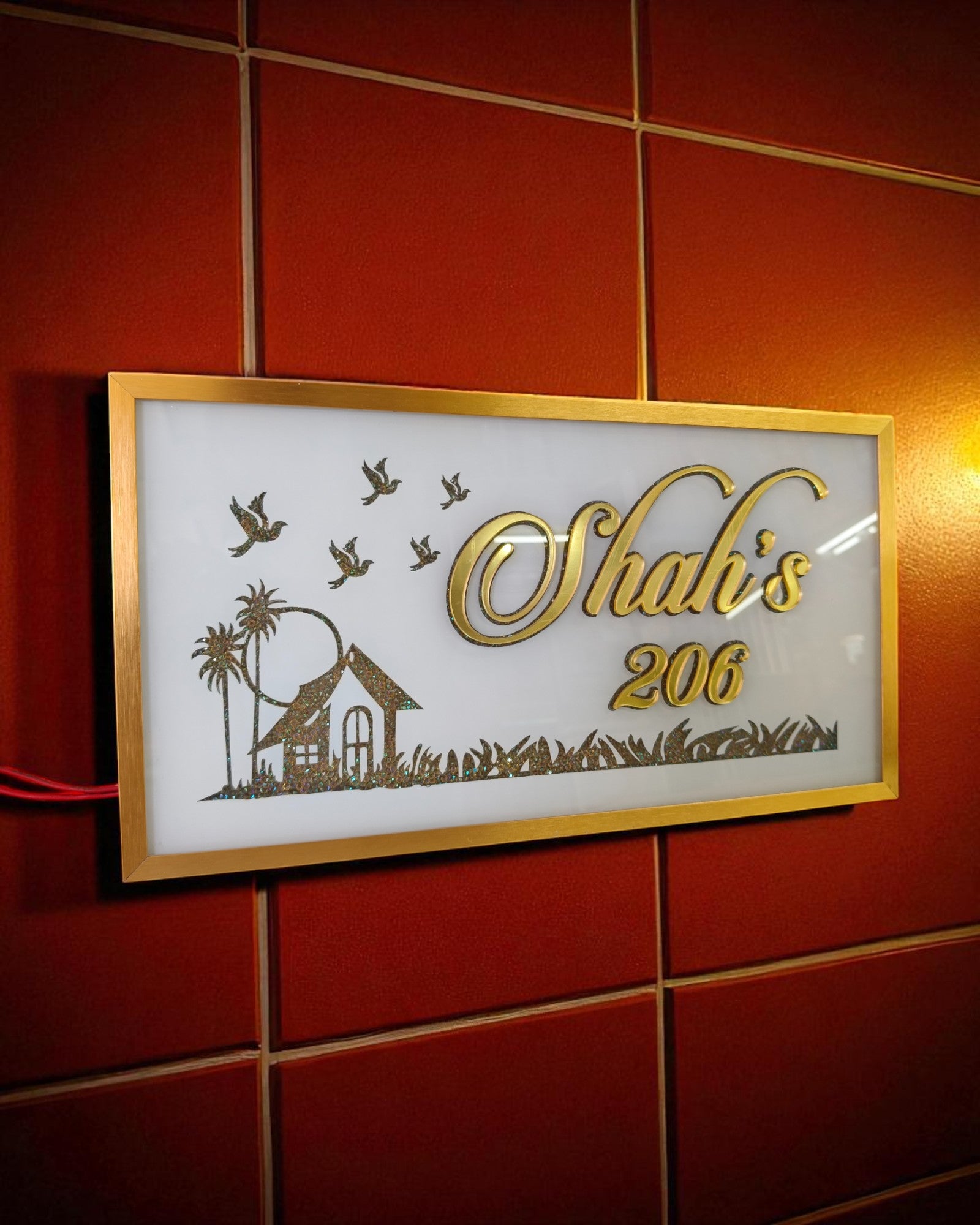 Shah with Metal Frame