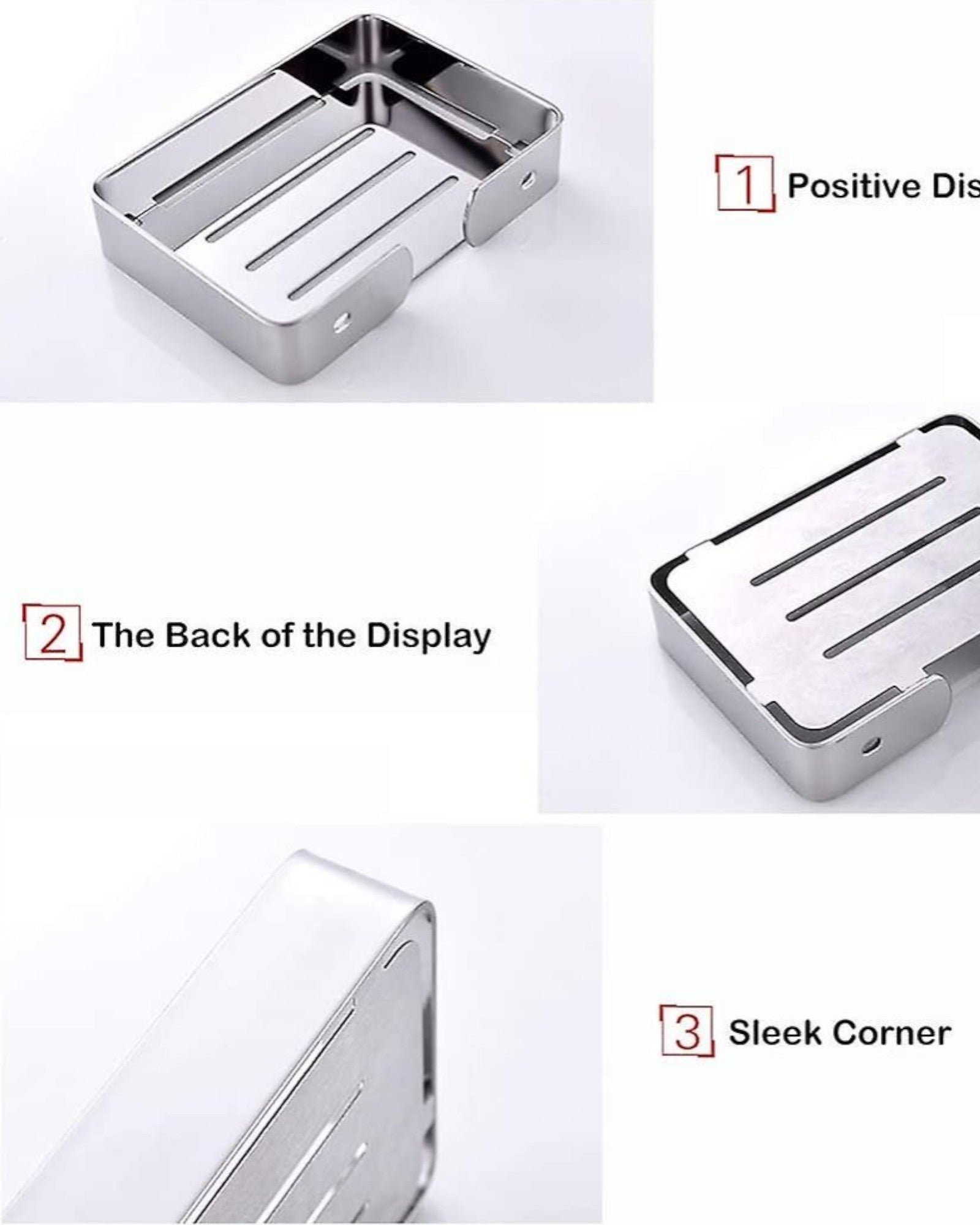 Soap Dish - Metal with Border