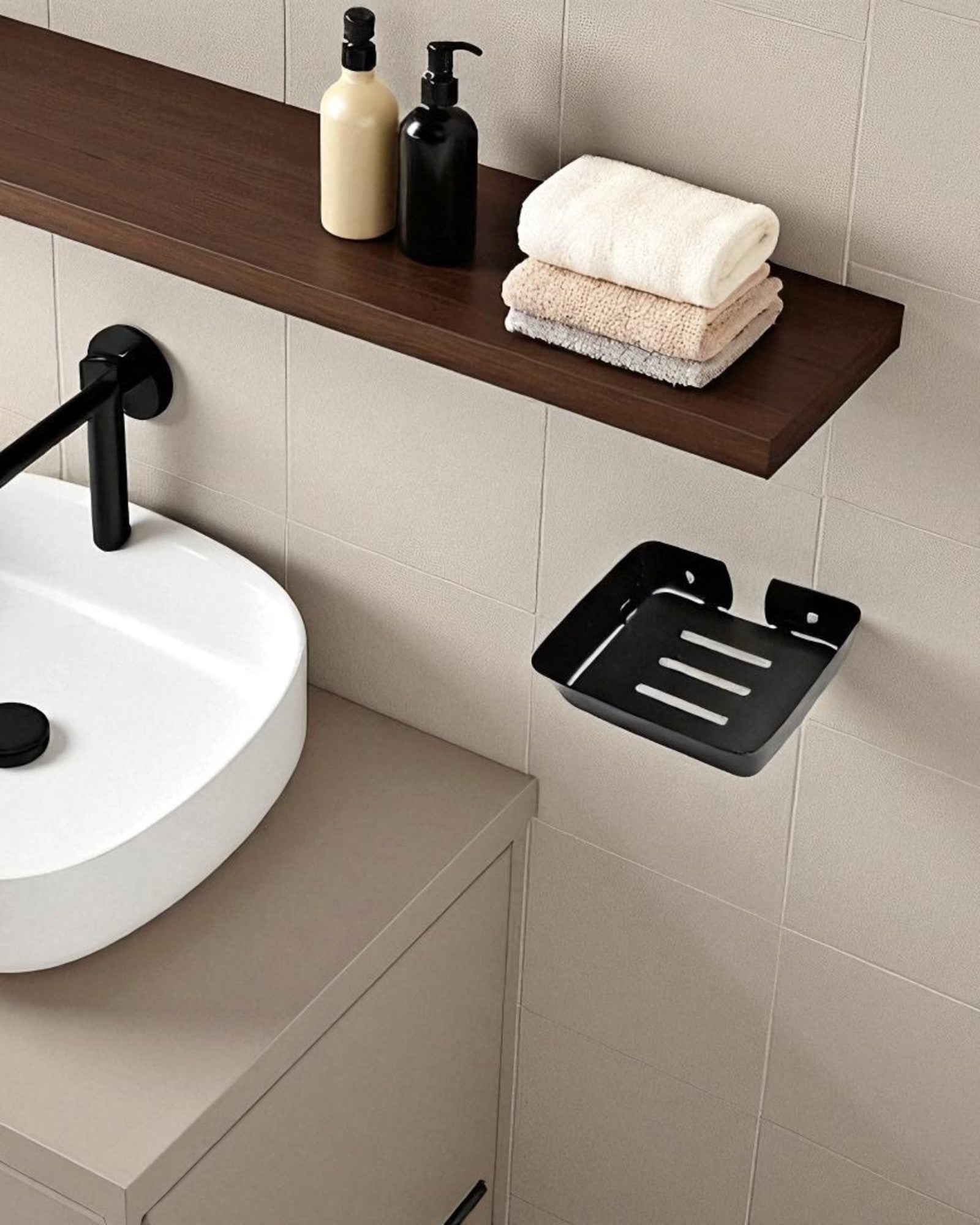 Soap Dish - Metal with Border