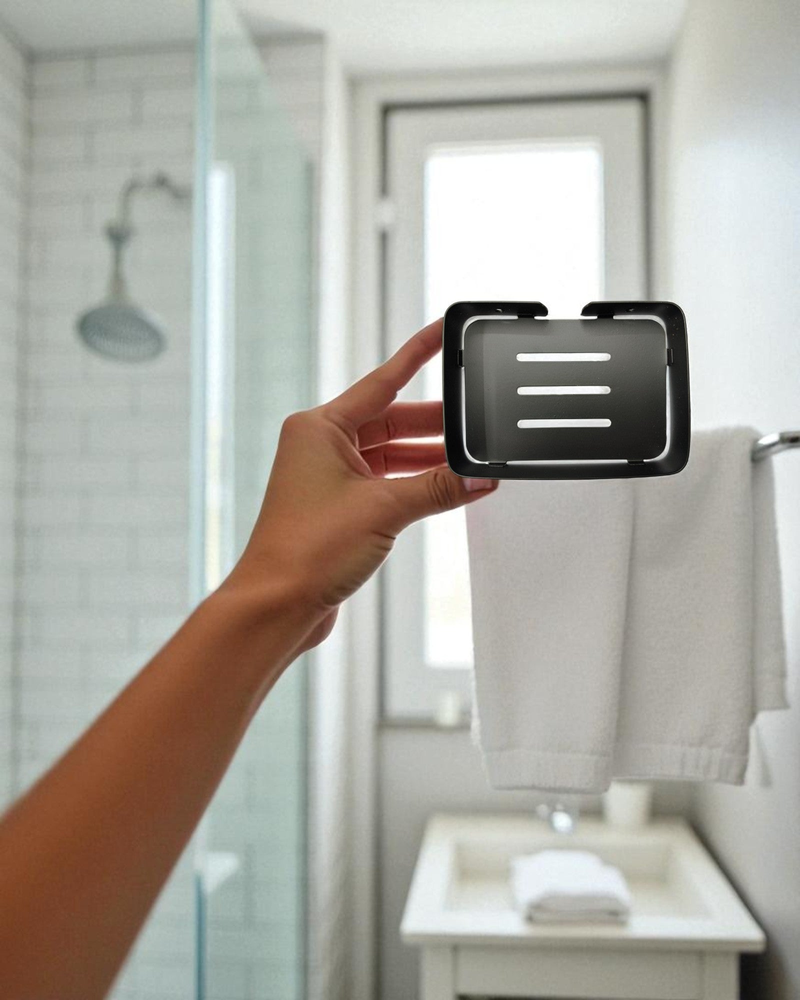 Soap Dish - Metal with Border