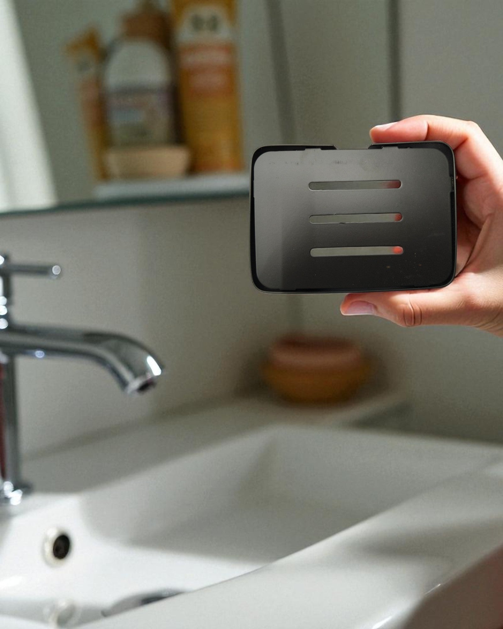 Soap Dish - Metal with Border